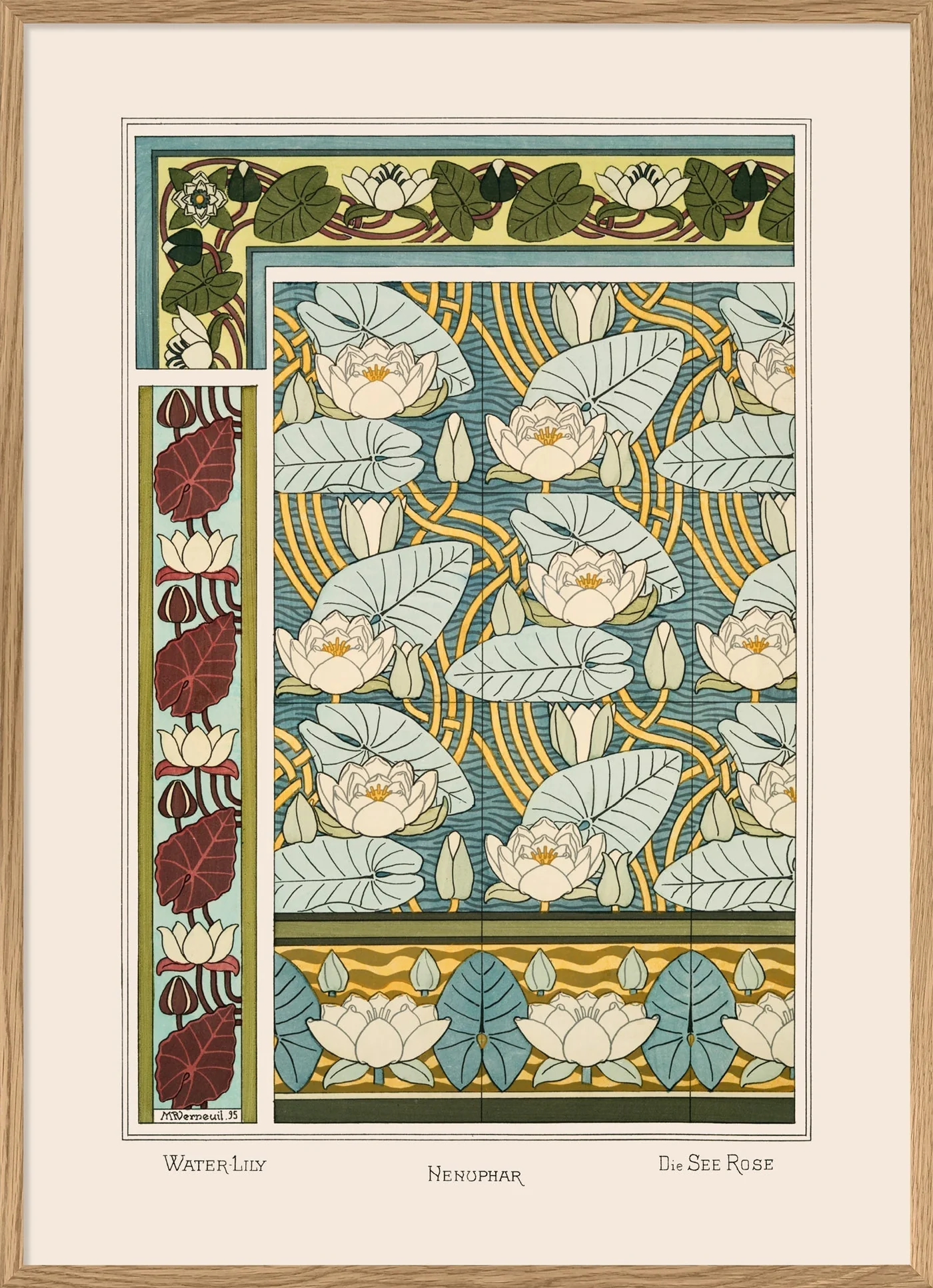 Poster The Dybdahl Co Waterlily 30x40 cm - Afbeelding 3