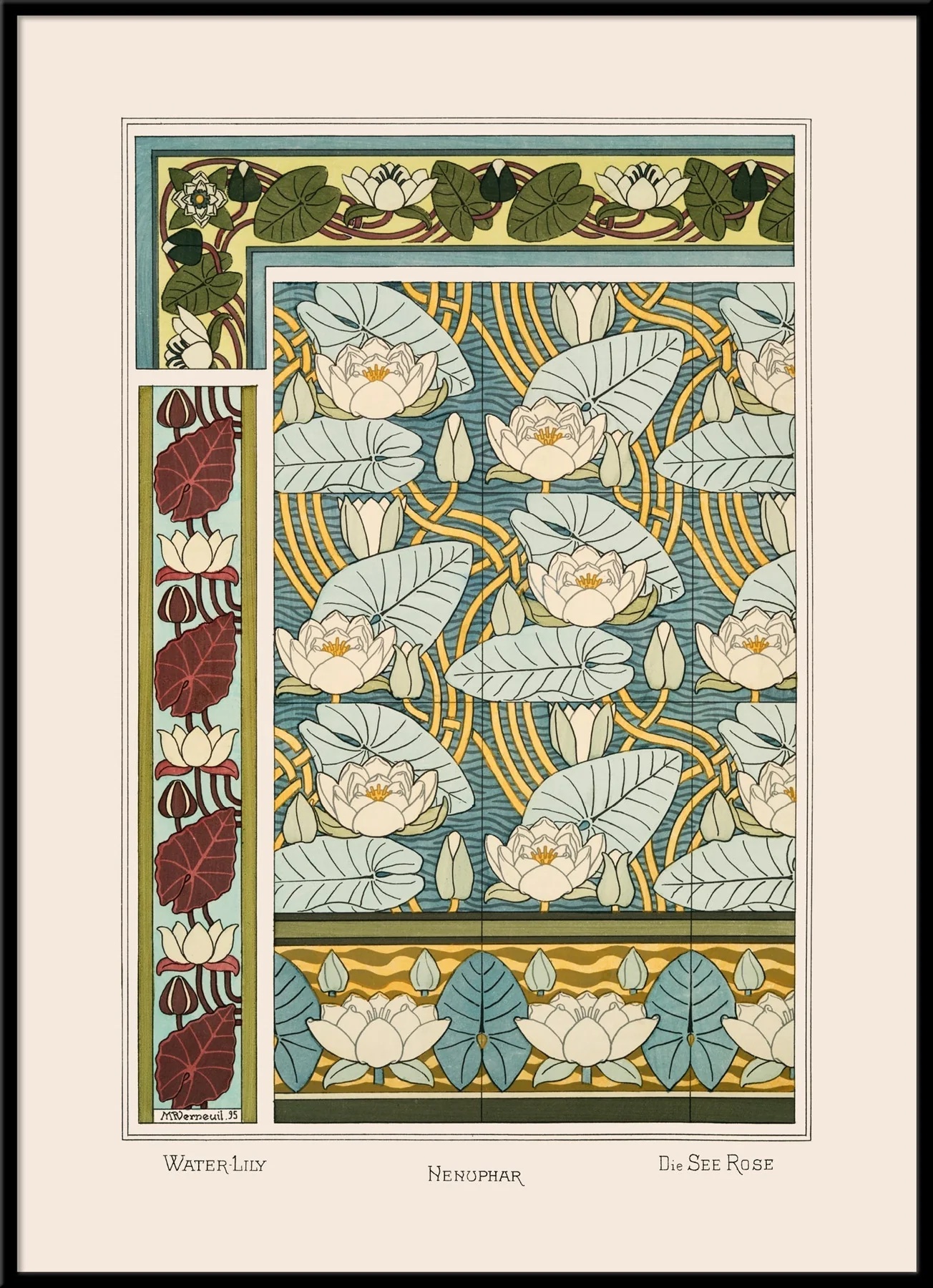 Poster The Dybdahl Co Waterlily 30x40 cm - Afbeelding 4